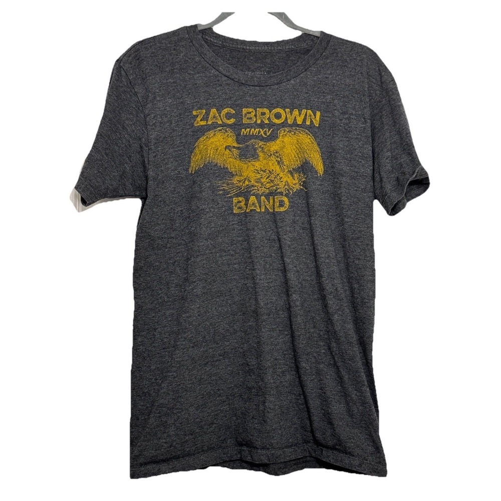 Zac Brown Band Jekyll + Hyde Tour 2015 Shirt Men's Medium Gray Concert Tee